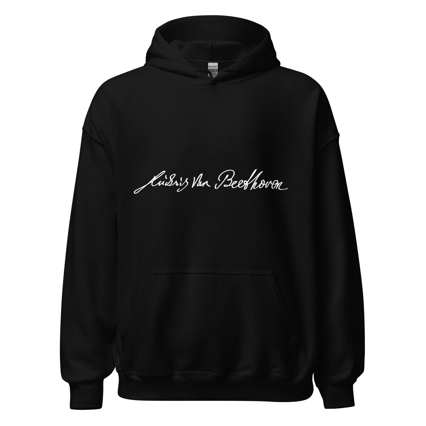 Beethoven Signature Hoodie, Classical Music Hoodie, Composer Hoodie, Classical Music Gifts