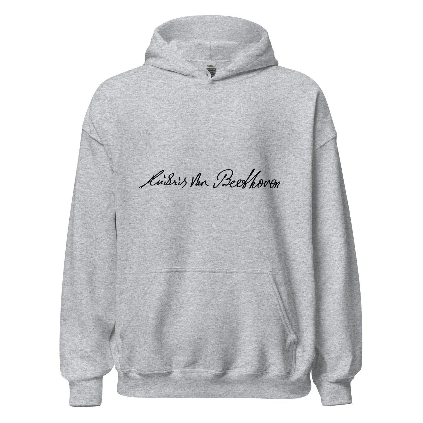 Beethoven Signature Hoodie, Classical Music Hoodie, Composer Hoodie, Classical Music Gifts